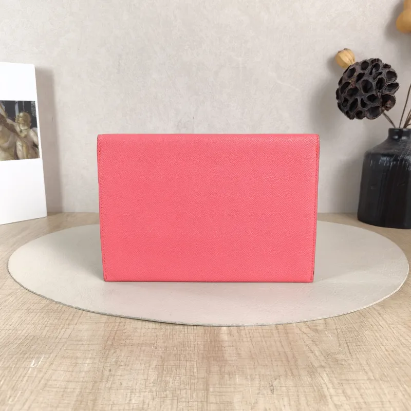 BURBERRY Clutch Clutch Pink Calfskin 22.5*15.5 — cover view 5 of 5
