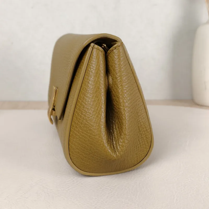 Bottega Veneta Shoulder Bag ANGLE Calfskin Mini 19 × 9 × 11 cm — detail view 8 of 10