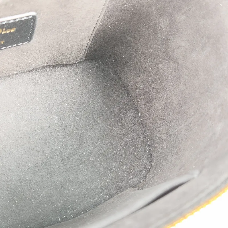 DIOR Top Handle Bag Travel Vanity Cosmetic Bag Black Lambskin18.5 × 10.5 × 13.5 cm — detail view 3 of 12
