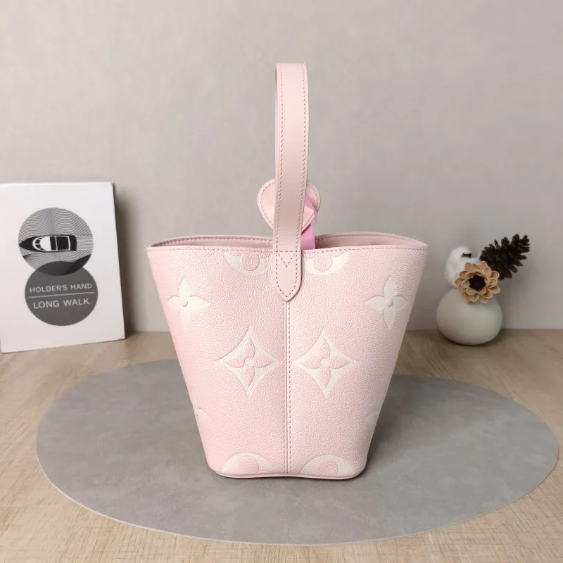 Louis Vuitton Top Handle Bag ALL IN BB · White Empreinte Embossed Calfskin BB16 × 12 × 18 cm — cover view 6 of 6