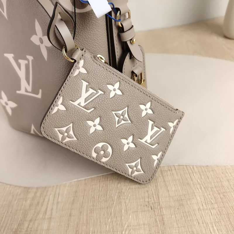 Louis Vuitton Top Handle Bag ALL IN BB · White Empreinte Embossed Calfskin BB 16 × 12 × 18 cm — detail view 3 of 11