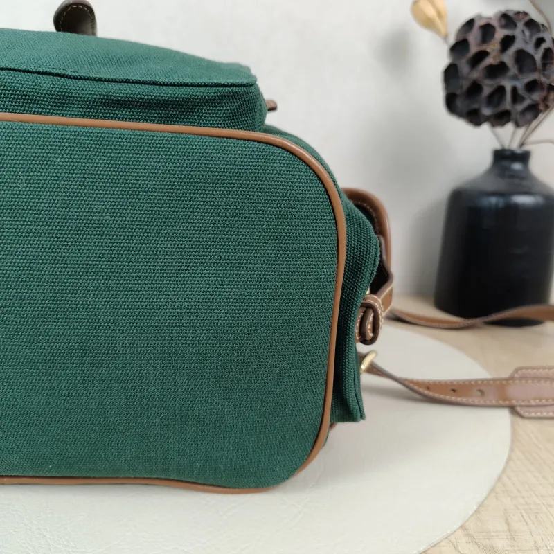 Miumiu Backpack Backpack Green Canvas Large25 × 12.5 × 29.5 cm — detail view 4 of 15