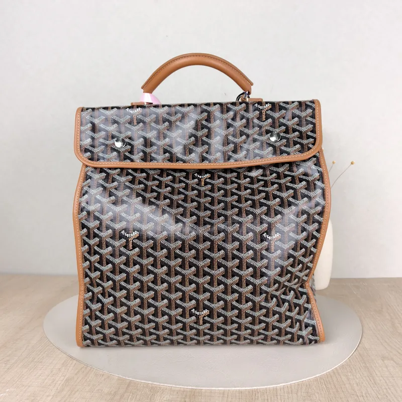 GOYARD Backpack SAINT LEGER Backpack Brown PVC One Size 34 × 15 × 37 cm