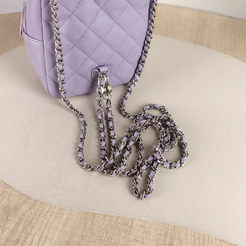 Chanel Backpack mini Backpack Collection Grained Calfskin 13 × 6.5 × 18 cm — detail view 9 of 11
