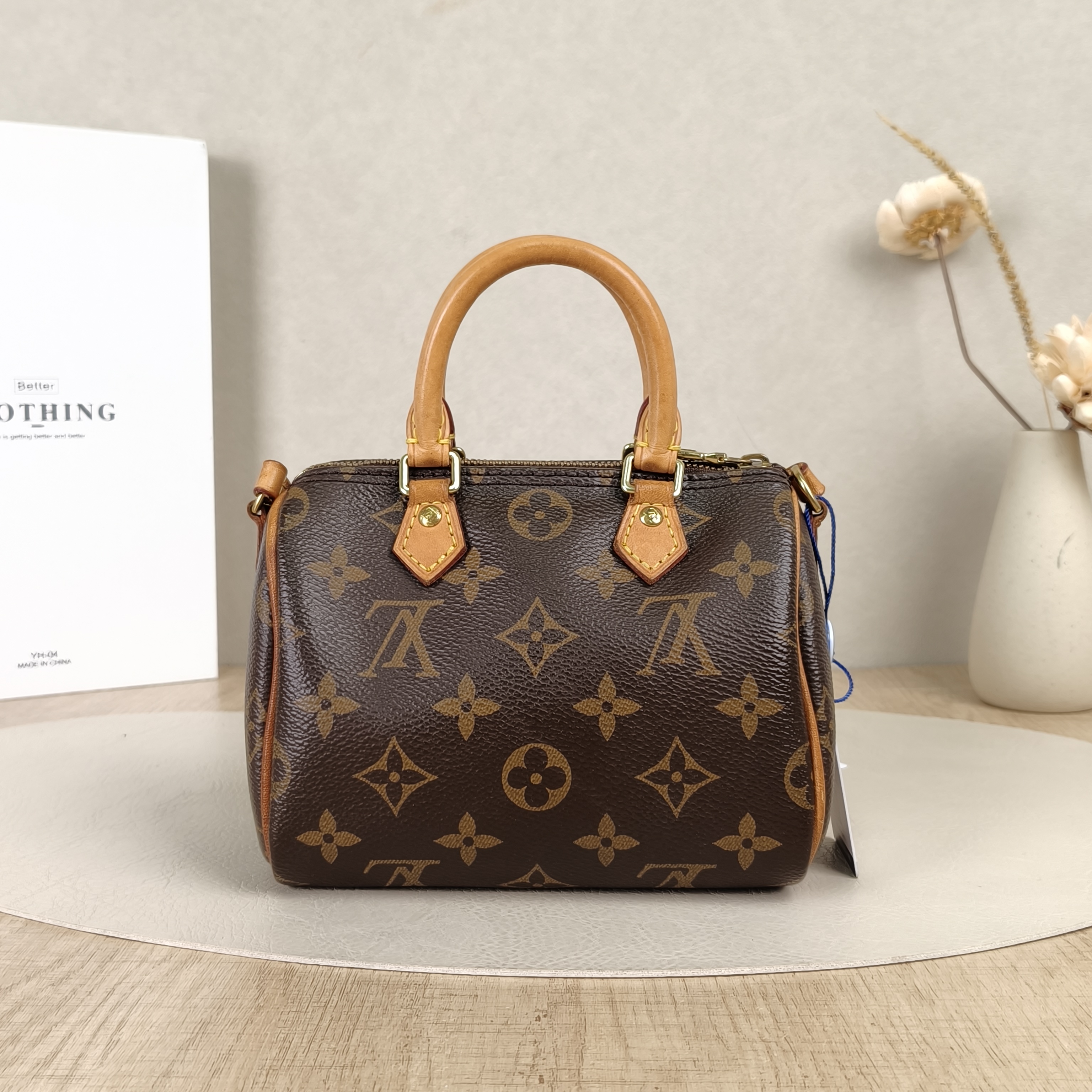 Louis Vuitton Crossbody Bag Speedy Nano Shoulder Strap PV Cnano16 × 10 × 12.5 cm — cover view 5 of 8