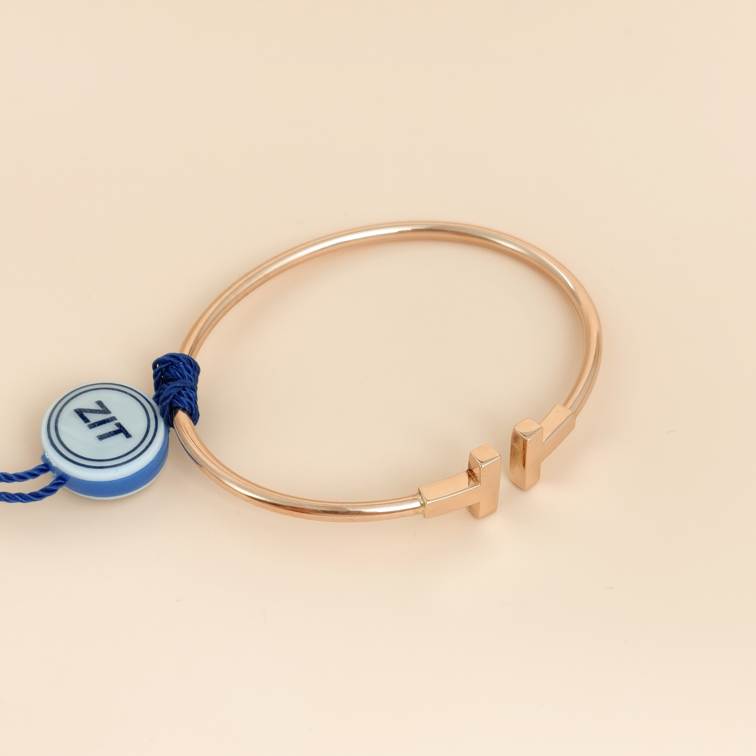 Tiffany&Co. Bangle T Collection T Rose Gold Gold18KR ose Gold Large15.4 — cover view 5 of 8