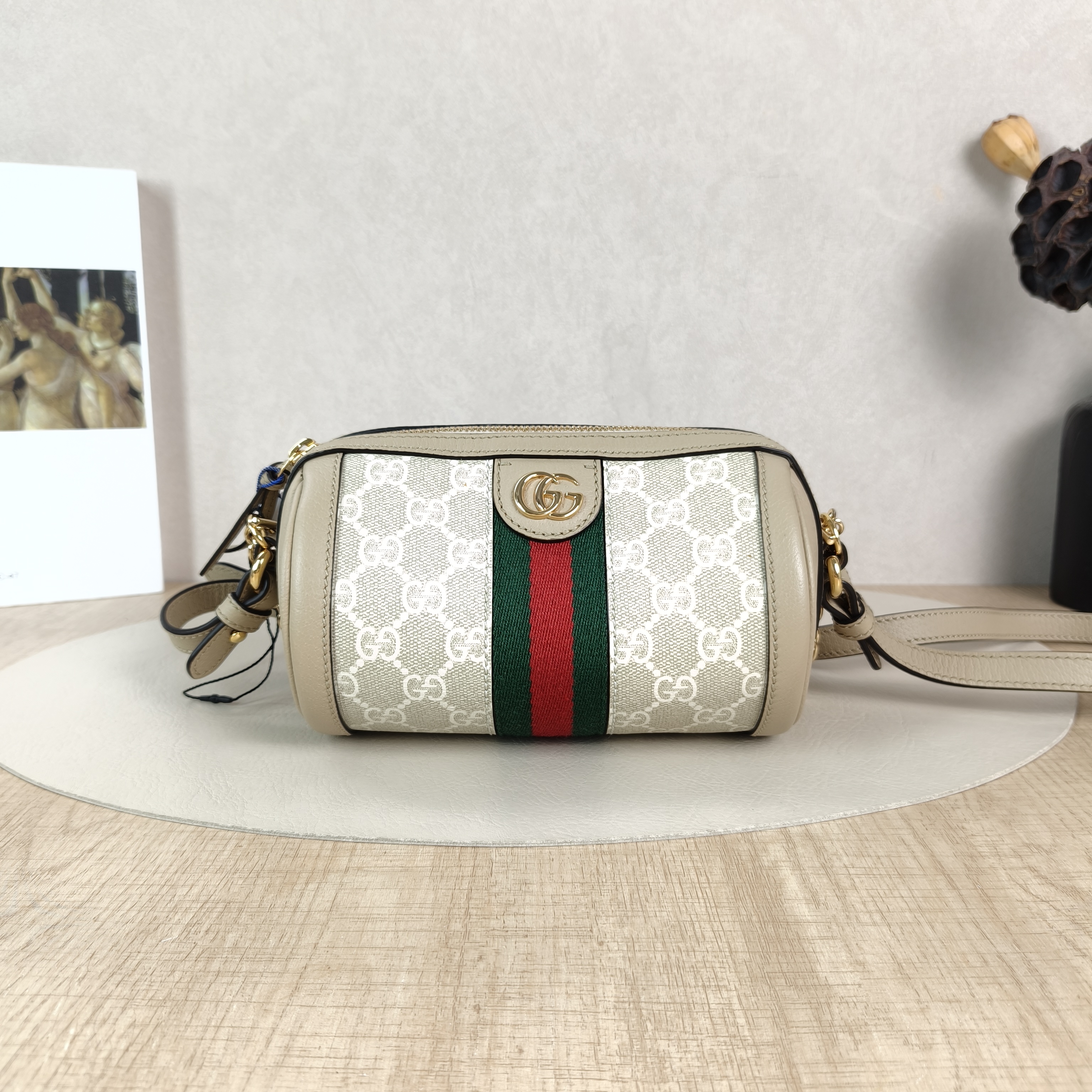 GUCCI Crossbody Bagophidia Monogram PV Cmini18.5 × 10 × 10 cm