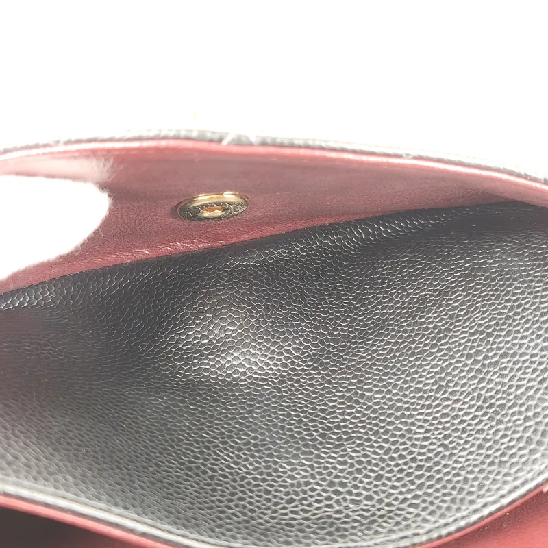 Chanel Crossbody Bag Classic Flap CF Black Grained Calfskin Small 23 × 6 × 14.5 cm — detail view 5 of 11