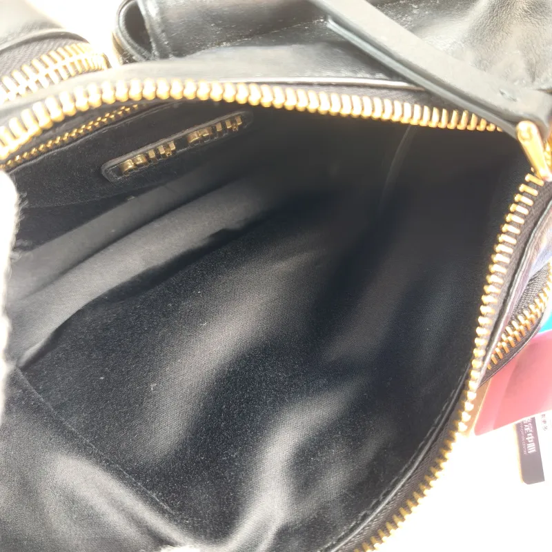 Miumiu Shoulder Bag Pocket Black SL ambskin Small 21 × 6 × 12 cm — detail view 5 of 10