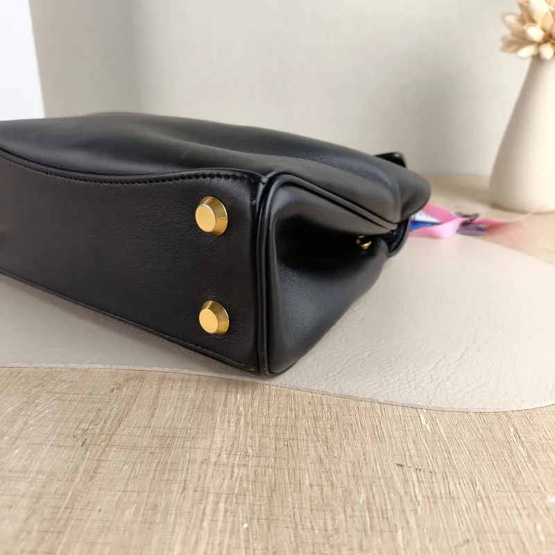 BALENCIAGA Crossbody Bag RODEO Black CC alfskin Mini 23 × 10 × 17 cm — detail view 11 of 12