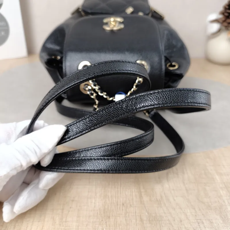 Chanel Backpackaffinity Backpack Black Calfskin Small20 × 14 × 22 cm — detail view 7 of 14