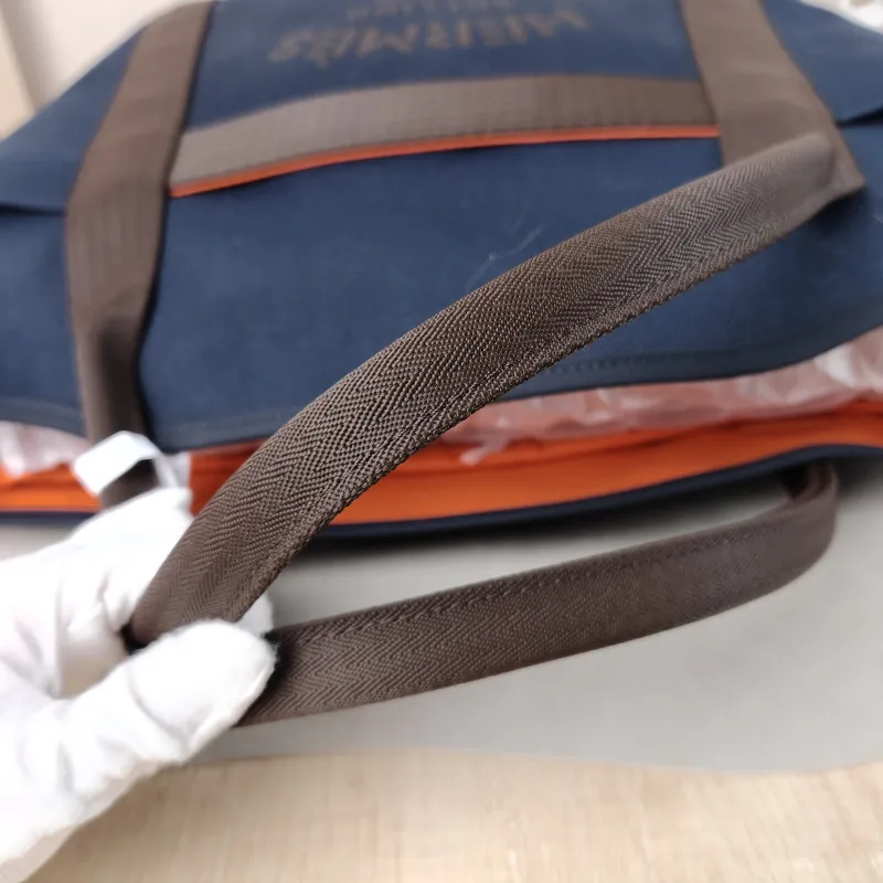 Hermès Top Handle Bag Top Handle Bag Canvas One Size 39 × 15 × 35 cm B — detail view 12 of 15