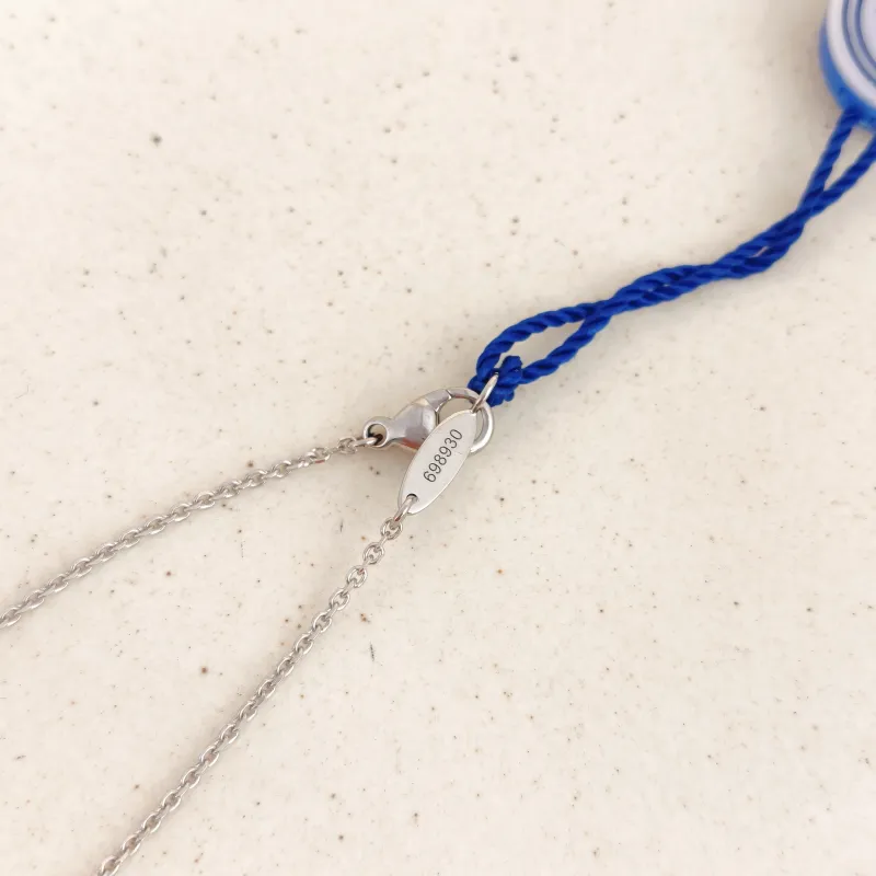 HARRY WINSTON Necklace HW Logo Necklace White Gold Diamond18KW hite Gold One Size40cm — cover view 4 of 7
