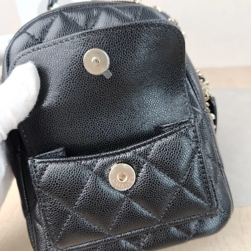 Chanel Backpack mini Backpack Collection Black Calfskin One Size13 × 9 × 18 cm — detail view 7 of 14