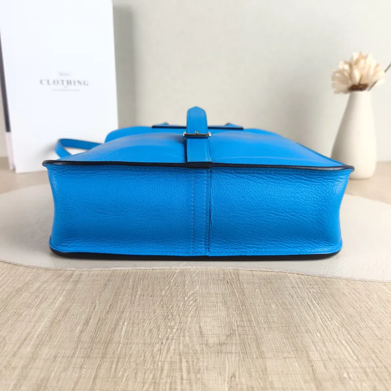 Hermès Shoulder Bag Halzan 25 Evercolor Calfskin Small 25 × 8 × 17 cm B — cover view 3 of 5