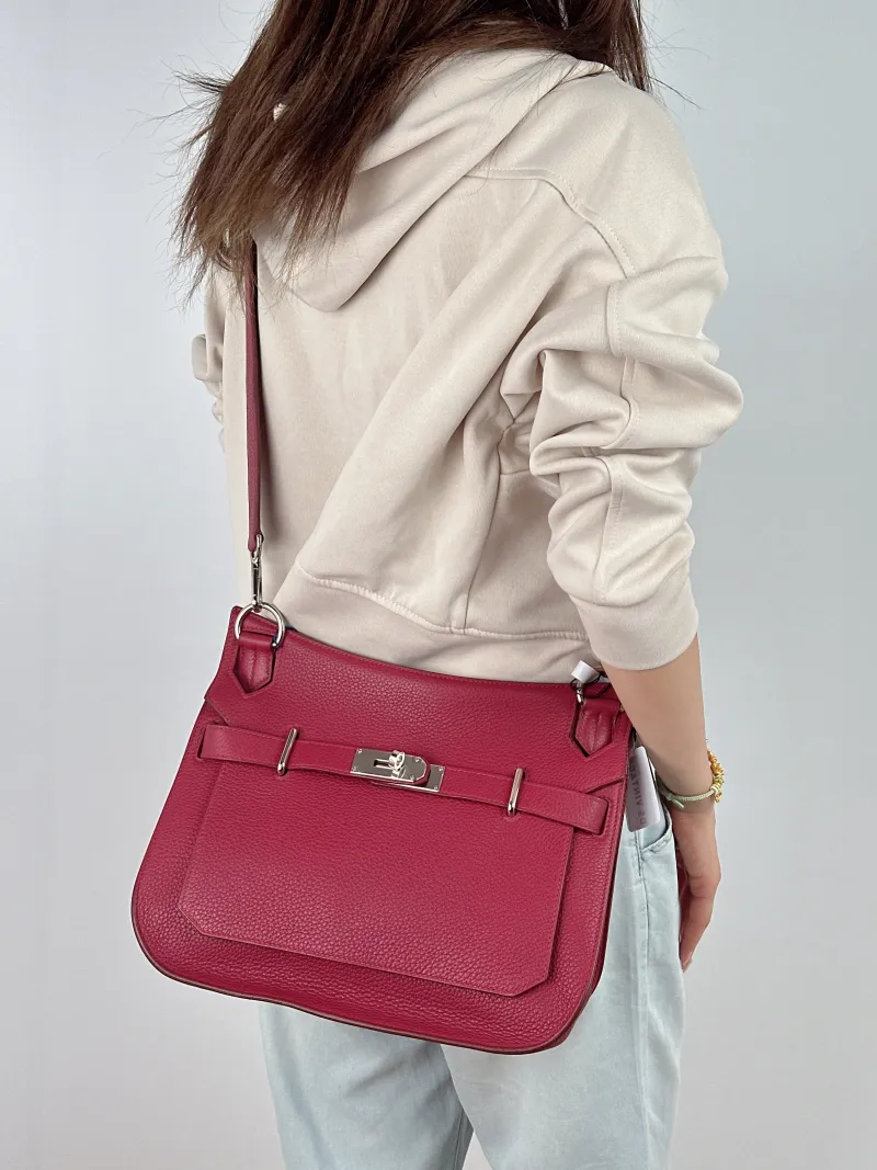 Hermès Shoulder Bag Jypsiere 31 K5 TC Calfskin Medium 31 × 14 × 25 cm T — on-model view 2 of 2