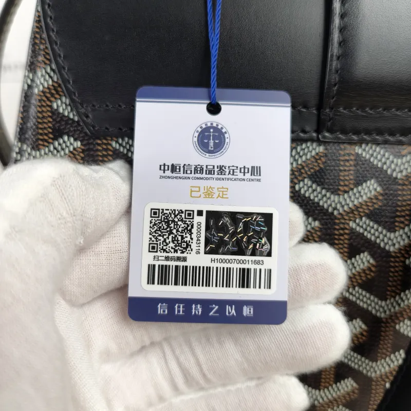 GOYARD Crossbody Bag Saïgon Black PVC Small28 × 12 × 20 cm — detail view 2 of 13