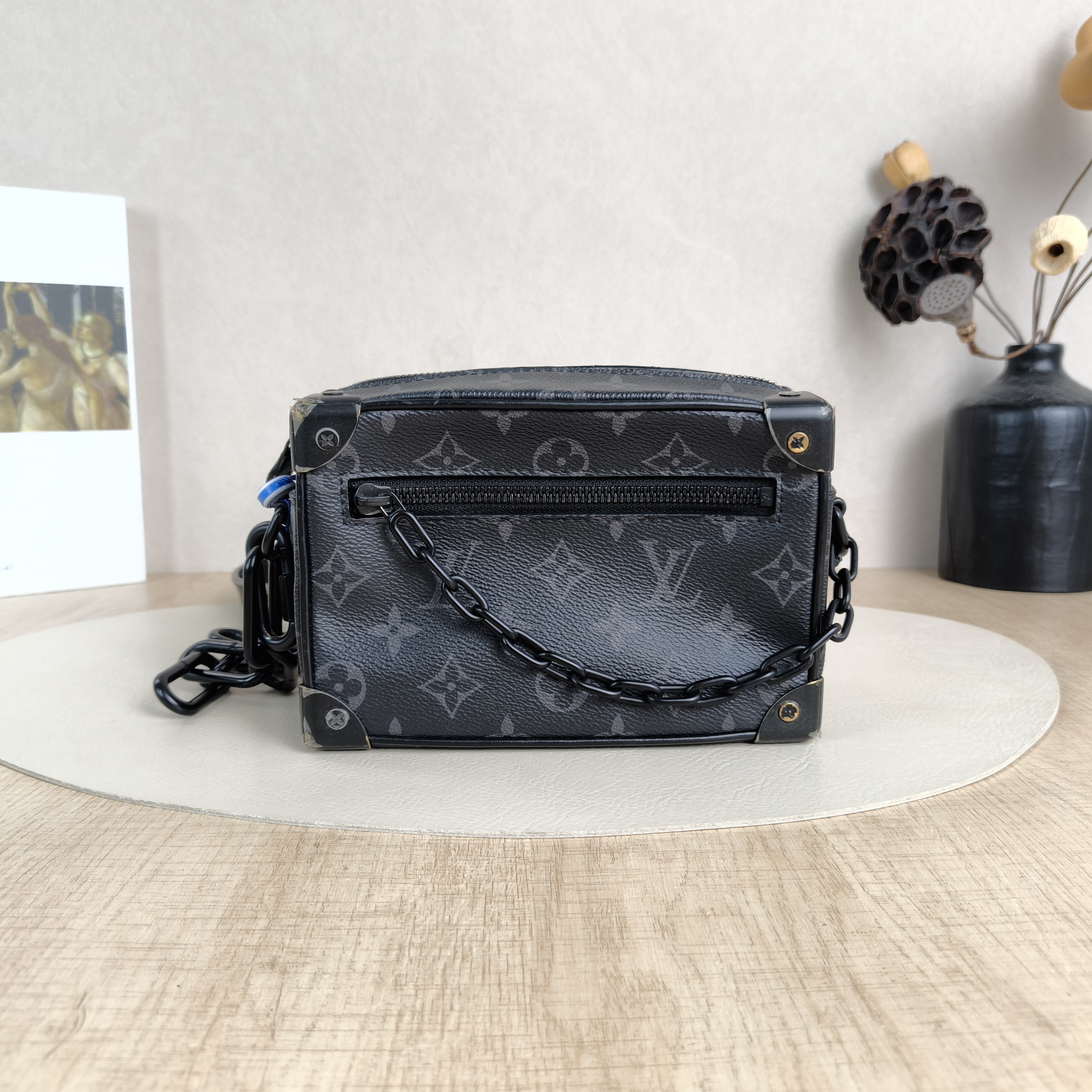 Louis Vuitton Crossbody Bag SOFT TRUNK Box Monogram PV Cmini18.5 × 8 × 13 cm