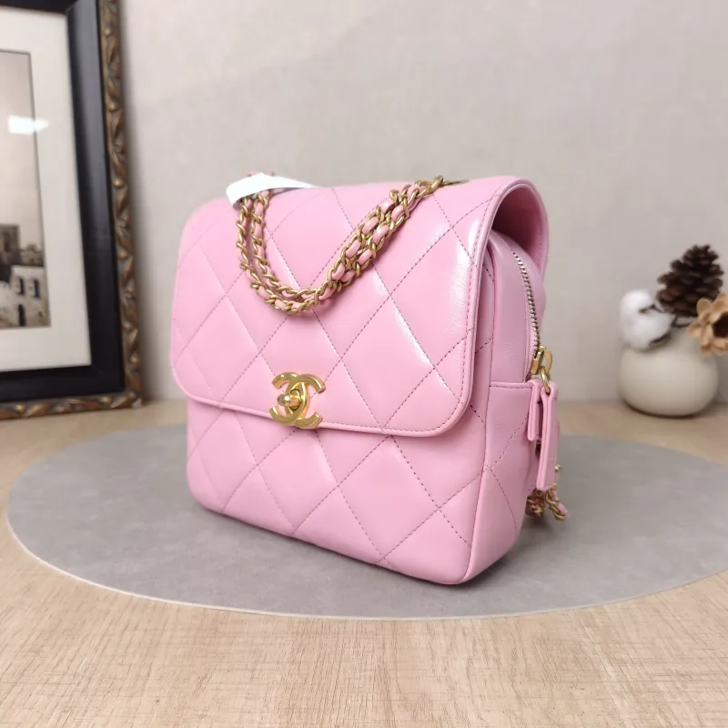 Chanel Backpack23p Pinkado Backpack Pink Calfskin One Size19 × 6 × 19 cm — cover view 2 of 6