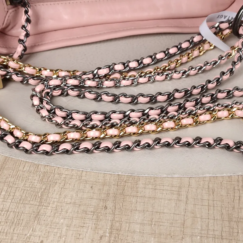 Chanel Crossbody Bag Gabrielle Gabrielle Bag Pink Calfskin Small 20 × 8 × 15 cm 27 — detail view 12 of 14