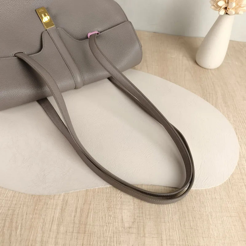 CELINE Shoulder Bag Soft 16Shoulder Bag Grey Calfskin Medium 32 × 15 × 24 cm — detail view 1 of 13