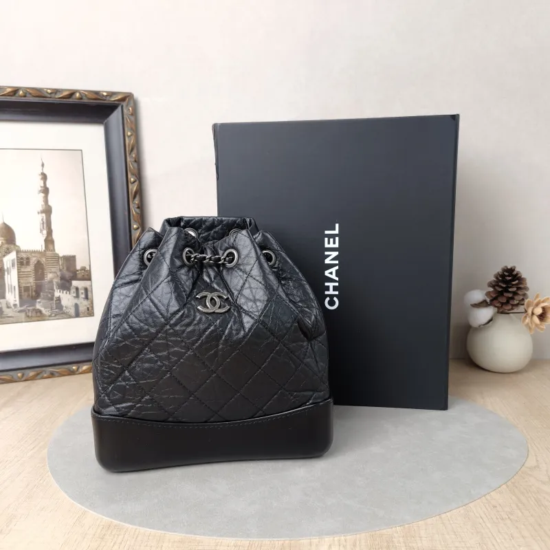 Chanel Backpack Gabrielle Backpack Black CC alfskin22.5 × 10.5 × 23 cm — cover view 3 of 6