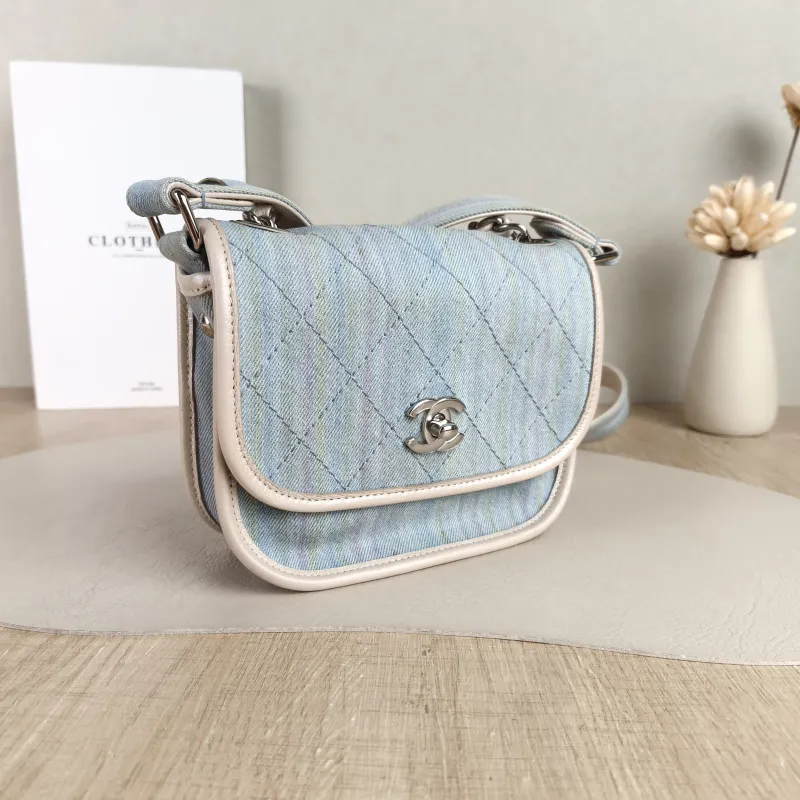 Chanel Crossbody Bag Crossbody Bag Blue One Size 18 × 6.5 × 14 cm 25 — cover view 5 of 6