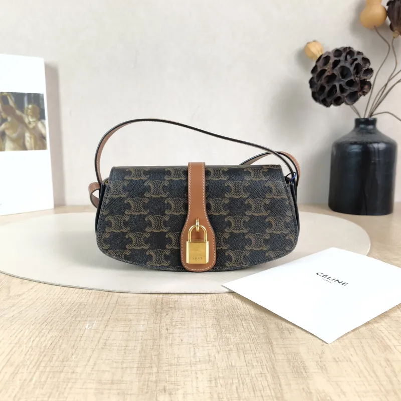 CELINE Crossbody Bag TABOU Monogram PV Cmini18 × 5 × 8 cm — cover view 5 of 6