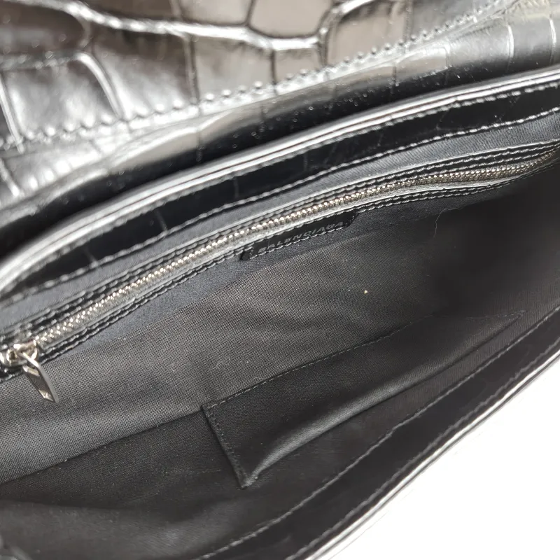 BALENCIAGA Shoulder Bag Lindsay Black Calfskin Small 29 × 5 × 13 cm — detail view 8 of 11