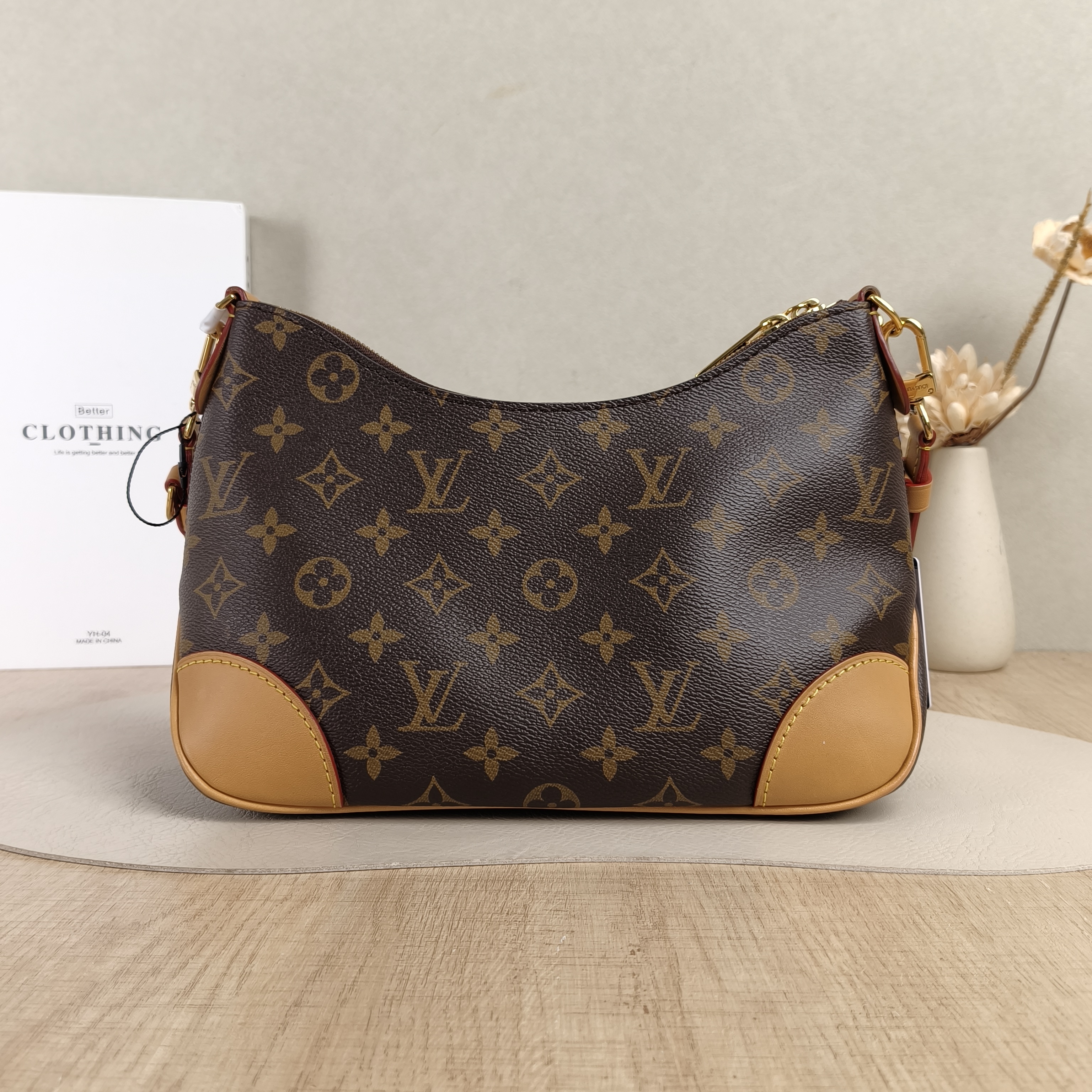 Louis Vuitton Crossbody Bag Boulogne PVC Small26 × 9.5 × 16 cm