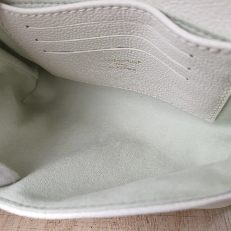 Louis Vuitton Crossbody Bag MADELEINE White · Green Calfskinnano21 × 6 × 12.5 cm — detail view 11 of 14