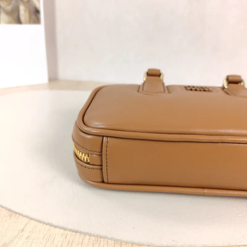 Miumiu Top Handle Bag Arcadie Collection Bowling Bag CC alfskinmini19 × 5 × 10 cm — detail view 2 of 13