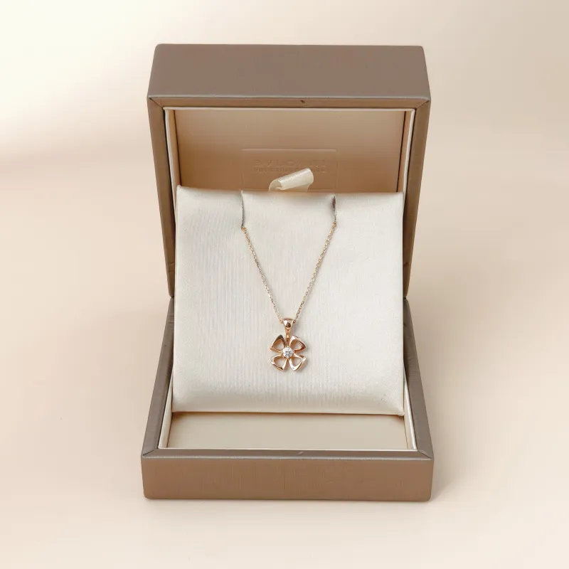 Bvlgari Necklace Fiorever Rose Gold Diamond18KR ose Gold One Size 44cm — cover view 12 of 12