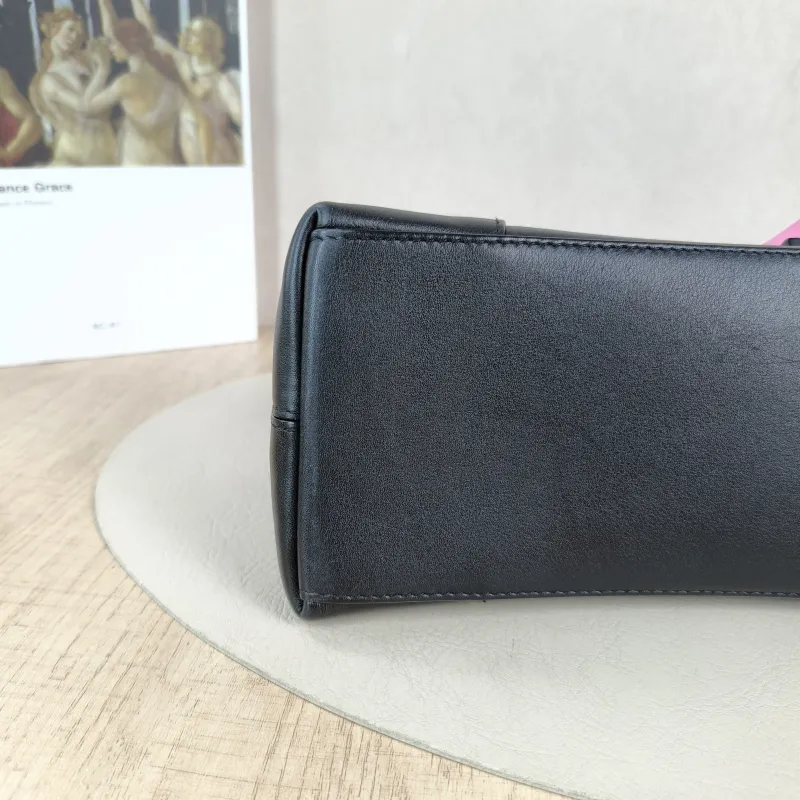 BALENCIAGA Shoulder Bag DOWNTOWN Black Calfskin Small 30 × 10 × 17.5 cm — detail view 10 of 13