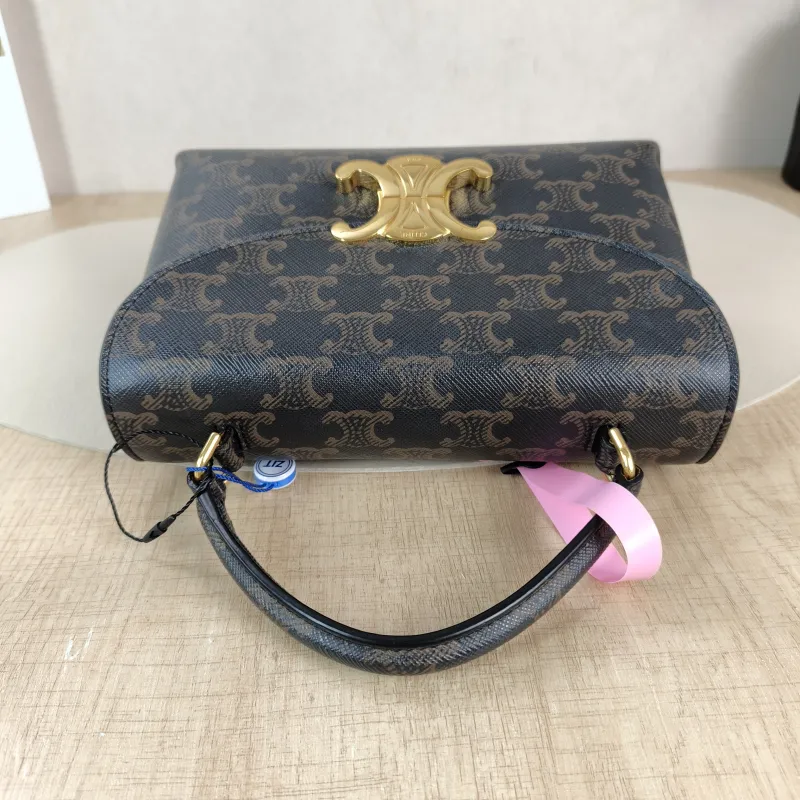 CELINE Top Handle Bag TEEN NINO Top Handle Bag Monogram PVC Small 20 × 8 × 13 cm — detail view 9 of 14