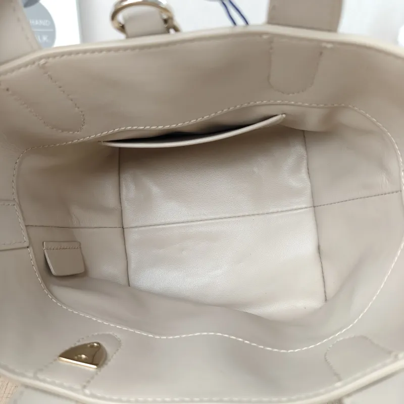 DIOR Top Handle Bag TOUJOURS Edition Beige Calfskinmini13 × 12 × 15 cm — detail view 7 of 10