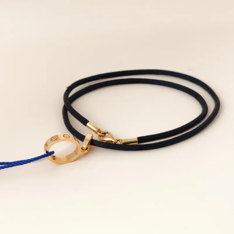 CARTIER Necklace Love Collection Necklace Black 18k One Size 38cm โ cover view 4 of 7