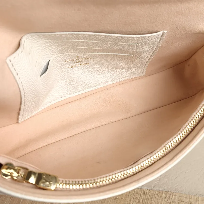 Louis Vuitton Crossbody Bag IVY White · Pink Monogram Empreinte Embossed Calfskin Small 23.5 × 4.3 × 12 cm — detail view 2 of 13