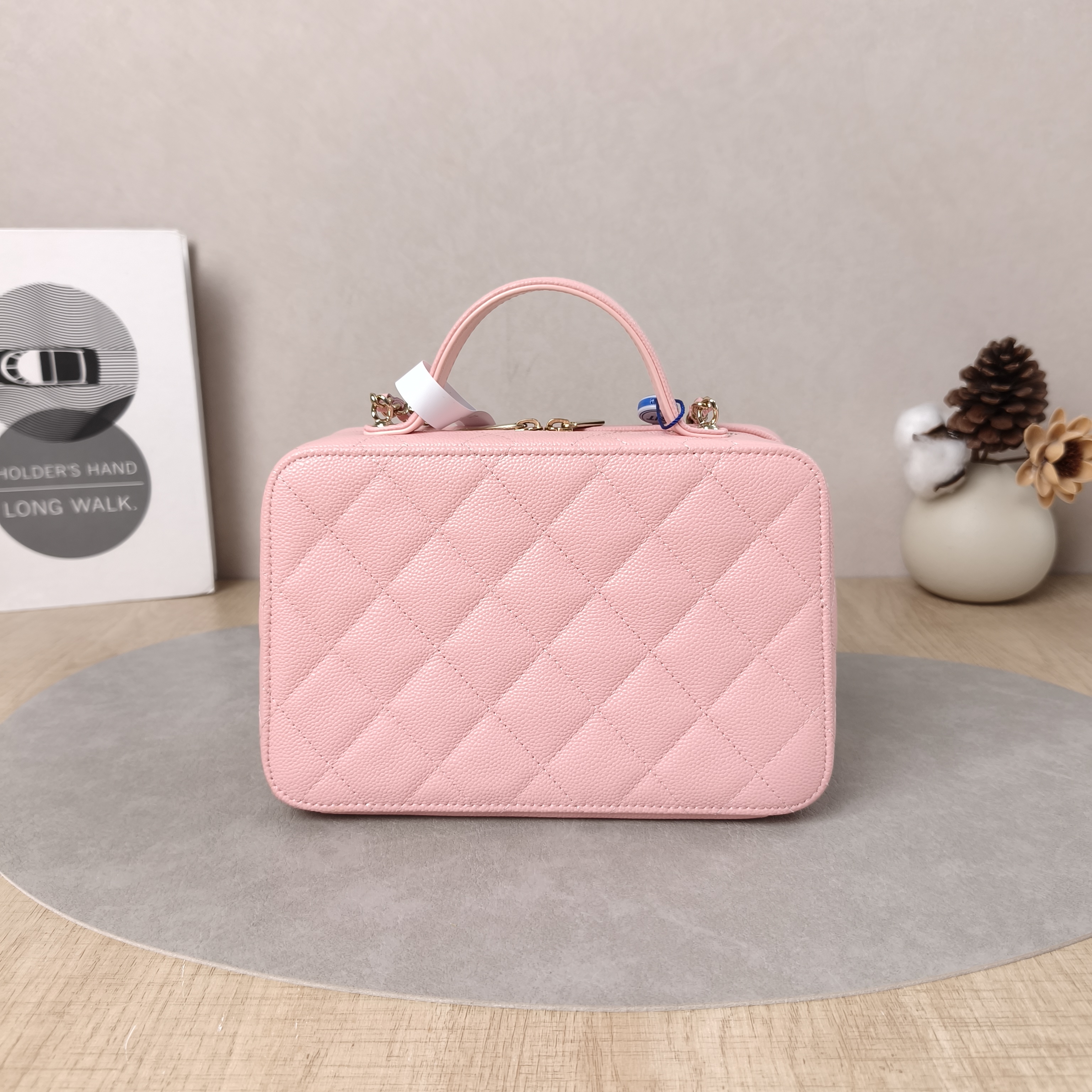 Chanel Crossbody Bag25b Pink Calfskinmini19.5 × 8.5 × 12 cm — cover view 4 of 5