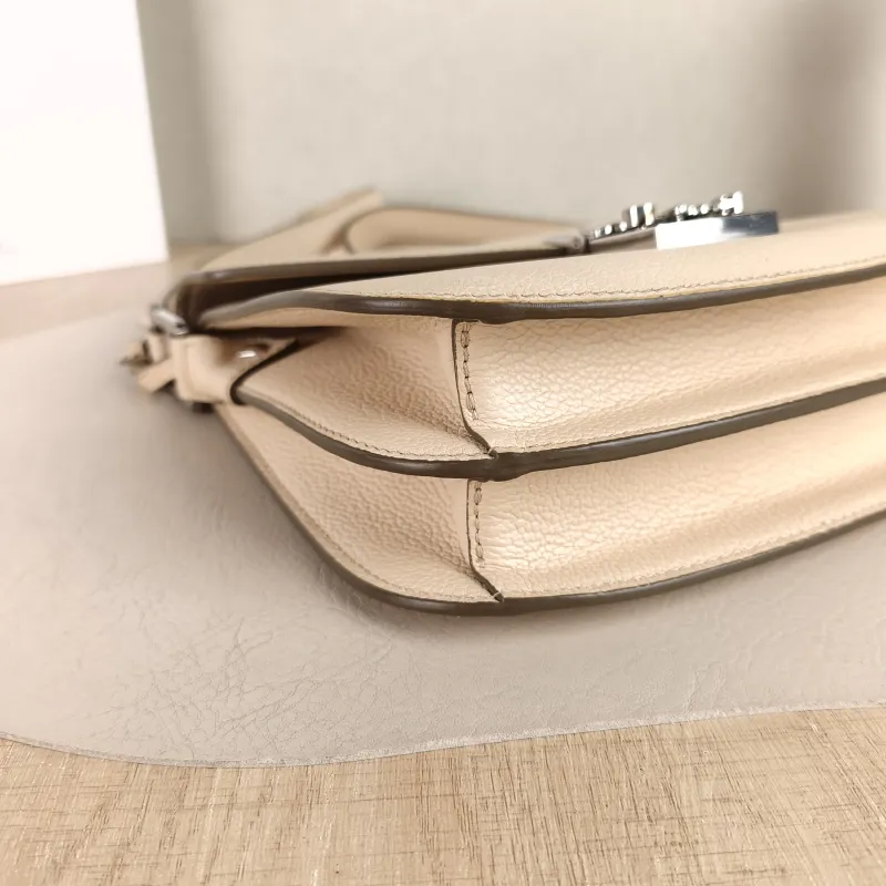 MCM Crossbody Bag Crossbody Bag Beige Calfskin 21 × 7 × 19 cm — detail view 1 of 10