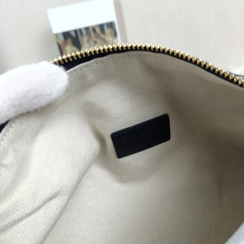 DIOR Top Handle Bag Travel Nomad Blue Canvas Medium 22 × 9.5 × 13 cm — detail view 10 of 11