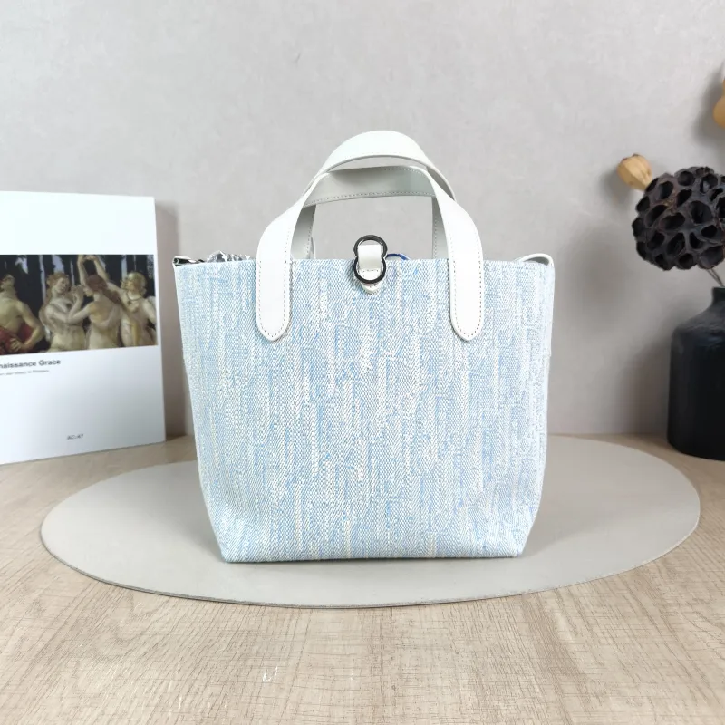 DIOR Top Handle Bag TOUJOURS Edition Canvas Small 18.5 × 12 × 18.5 cm — cover view 6 of 6