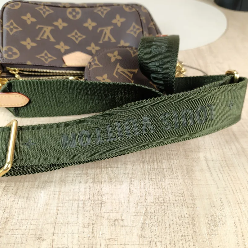 Louis Vuitton Crossbody Bag Multi Pochette Accessoires Shoulder Strap PVC Small24 × 4 × 13.5 cm — detail view 8 of 13