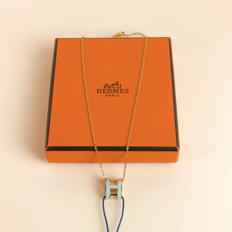 Hermès Necklace Pop HN ecklace Blue Large 40cm — cover view 3 of 7