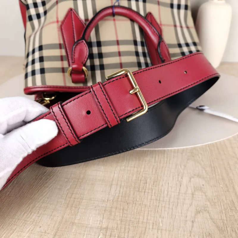 BURBERRY Shoulder Bag Top Handle Bag Canvas One Size 30 × 16 × 23 cm — detail view 7 of 12