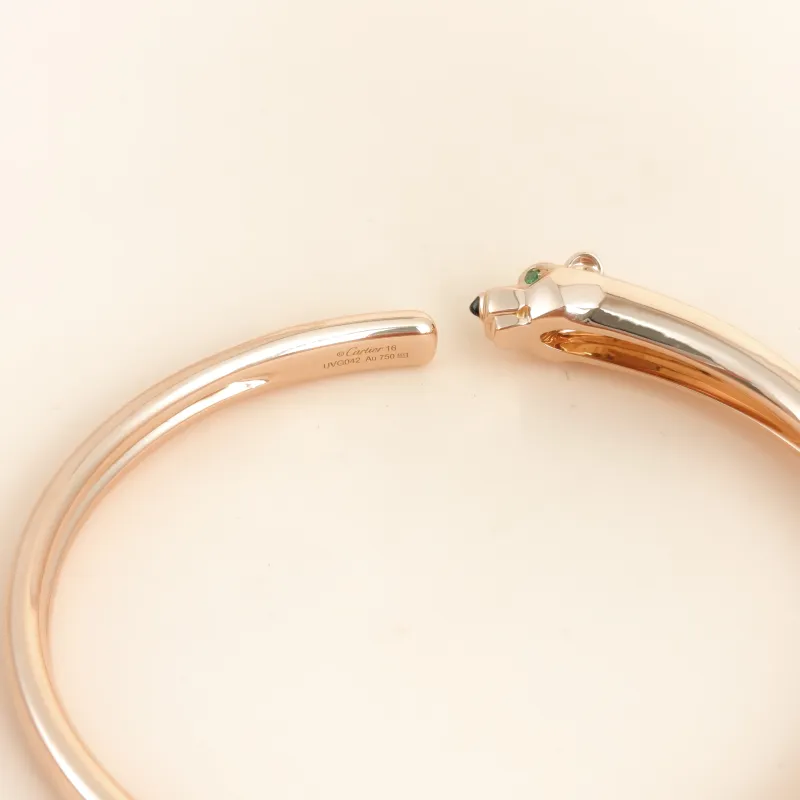 CARTIER Bangle Panthère de Bangle 18KR ose Gold Small Edition 16 — cover view 3 of 7