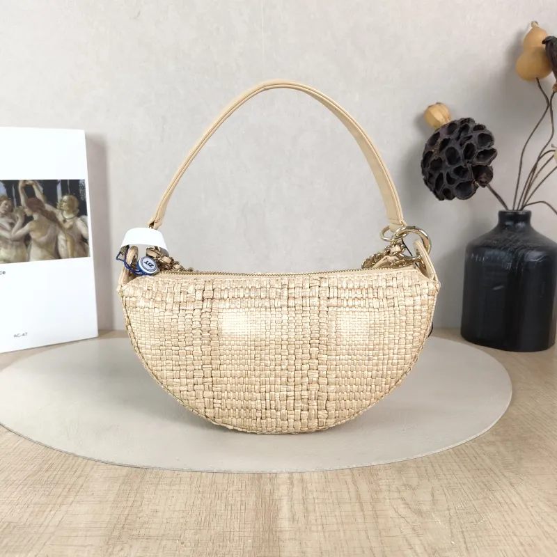 Chanel Crossbody Bag Top Handle Crossbody Bag Woven One Size 22 × 5 × 12.5 cm — cover view 3 of 6