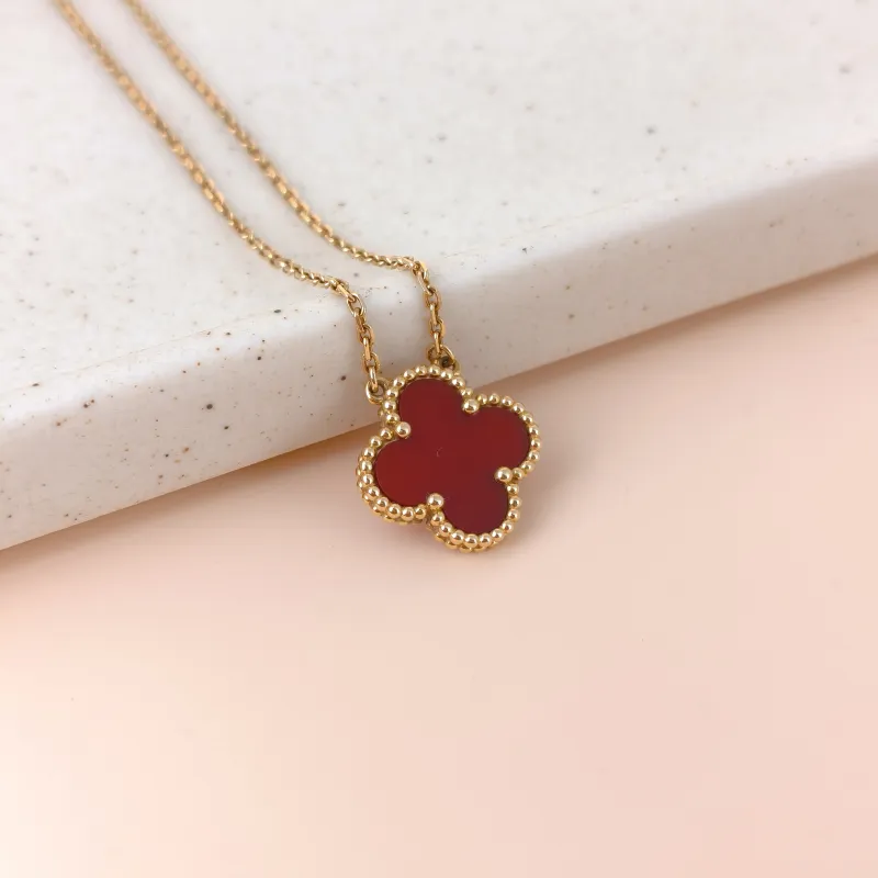 Van Cleef & Arpels Necklace Alhambra Alhambra Collection Necklace 18KY ellow Gold Vintage Small42cm — cover view 2 of 11