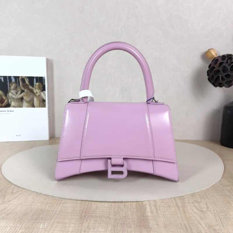BALENCIAGA Crossbody Bag Hourglass Hourglass Bag Calfskin Small 23 × 10 × 14 cm