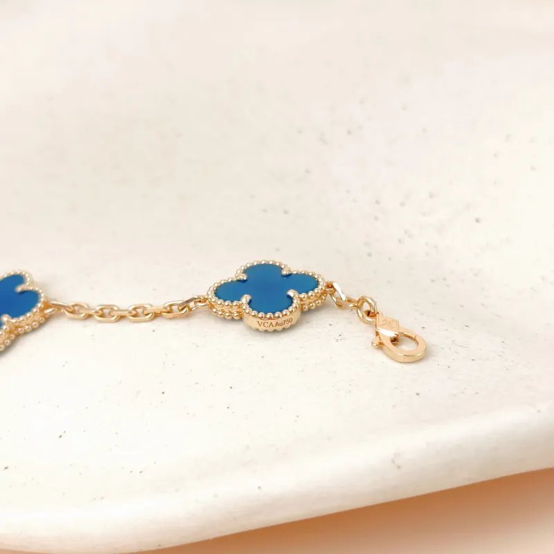 Van Cleef & Arpels Bracelet Alhambra Alhambra Collection Five-Motif Bracelet 18KY ellow Gold Vintage Small 1.5 × 1.5 × 19 cm — cover view 4 of 13